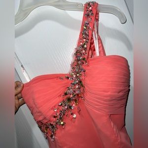 One shoulder Prom Dress
